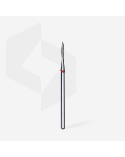 Nail Drill Bit pointed “flame” red FA11R016/8